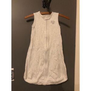 Carters size 6/9 months baby gray sheep sleep sac blanket
